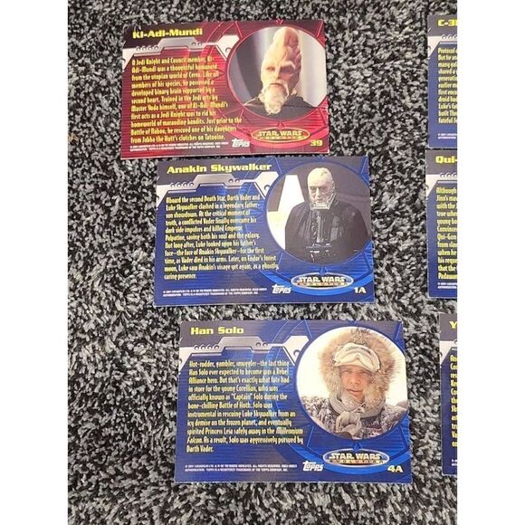 2001 Topps Star Wars: Evolution Trading Cards QTY:10 - Picture 6 of 9
